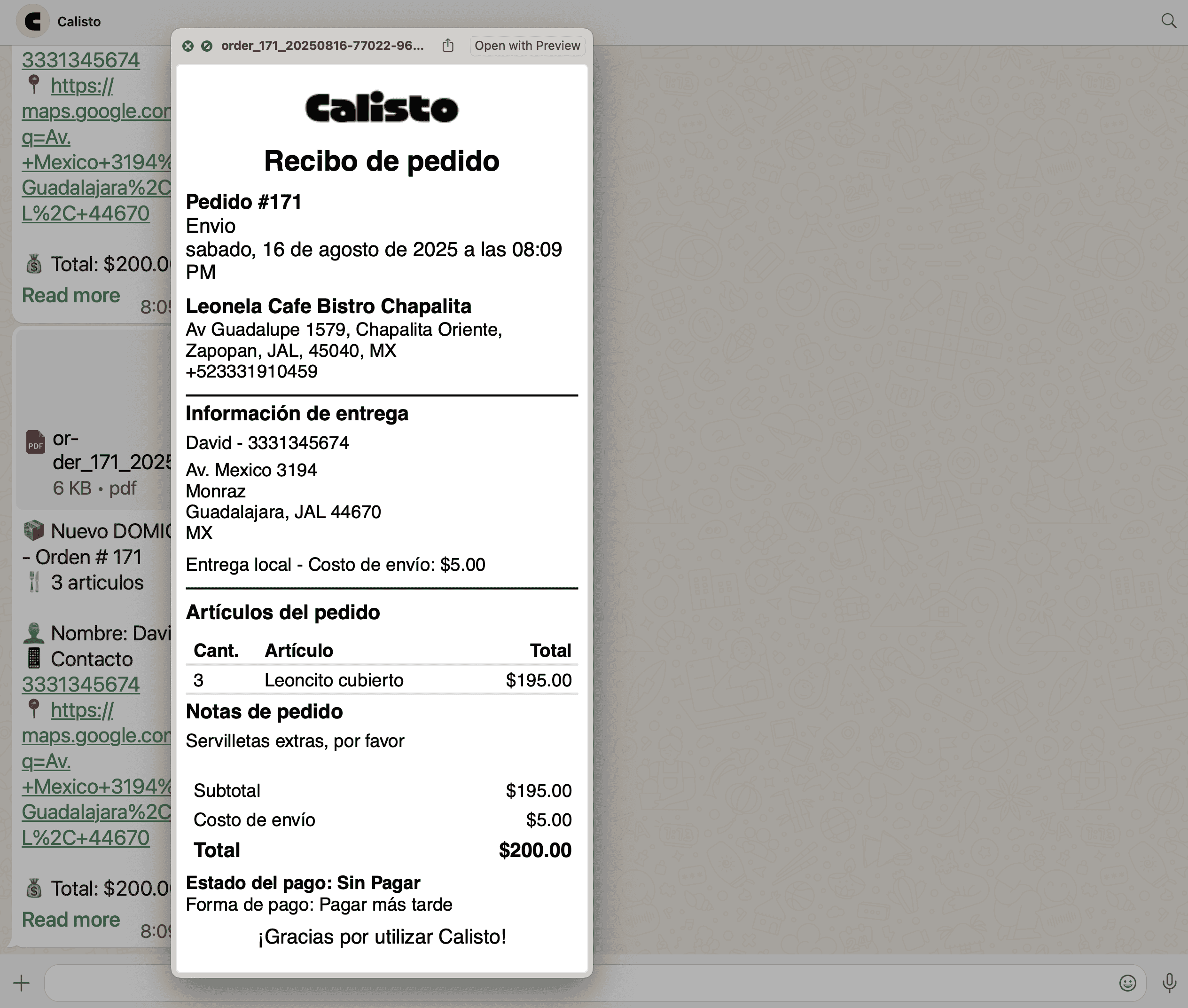 Feature preview